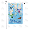 America Forever Hummingbirds and Flowers Garden Flag