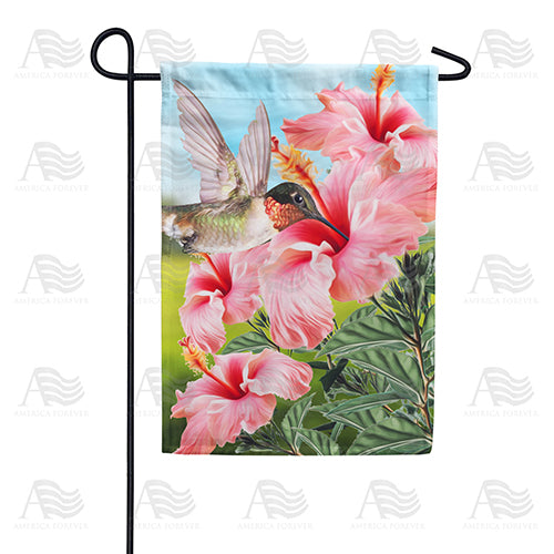 America Forever Sipping Nectar Garden Flag