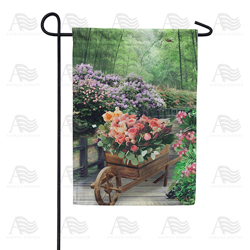 America Forever Fragrant Woods Garden Flag