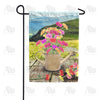 America Forever Mountain Zinnias Garden Flag