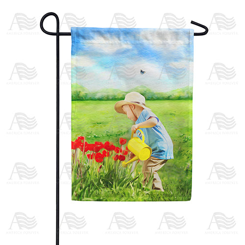 America Forever Granny's Little Helper Garden Flag