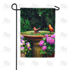 America Forever Cardinal Splash Garden Flag