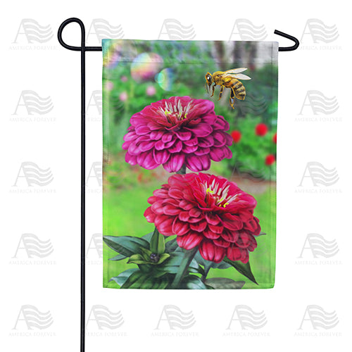 America Forever Hovering Bee Garden Flag