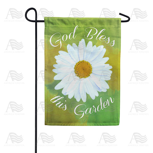 America Forever God Bless This Garden Garden Flag