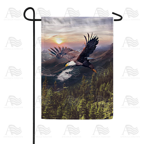 America Forever Eagle Evening Flight Garden Flag