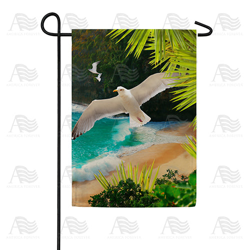 America Forever Soaring Gulls Garden Flag