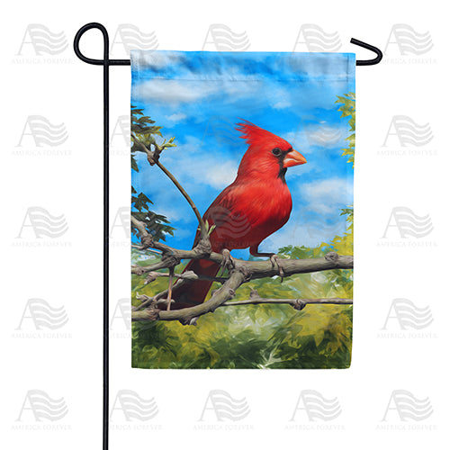 America Forever Handsome Mr. Cardinal Garden Flag