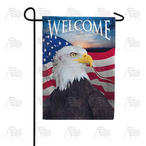 America Forever Face Of Freedom Garden Flag
