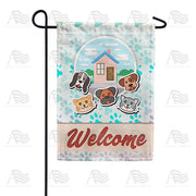 America Forever Pet Loving Home Garden Flag