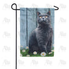 America Forever Gray Cat Garden Flag