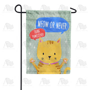 America Forever Think Pawsitive! Garden Flag