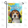 America Forever Beagle Puppy Garden Flag