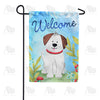 America Forever Happy Puppy Welcome Garden Flag