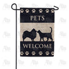 America Forever Pets Welcome Garden Flag