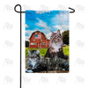 America Forever Farm Felines Garden Flag