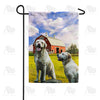 America Forever Canine Farmers Garden Flag