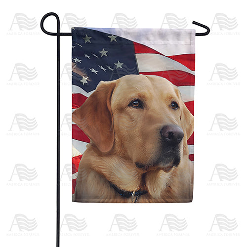 America Forever Loyal And Brave Garden Flag