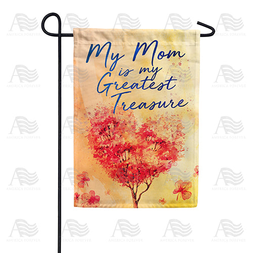 America Forever Treasure Your Mom Garden Flag