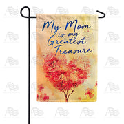 America Forever Treasure Your Mom Garden Flag