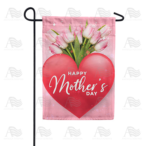 America Forever Mom, I Give You My Heart Garden Flag