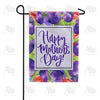 America Forever Happy Mother's Day - Purple Tulips Border Garden Flag