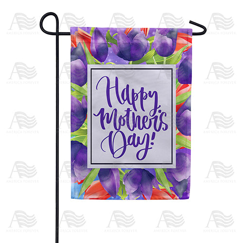 America Forever Purple Mother's Day Garden Flag