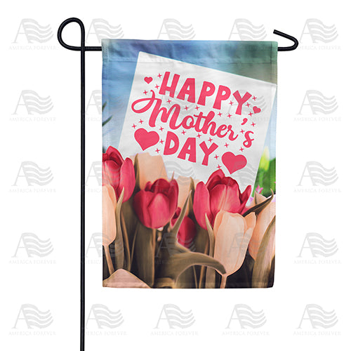 America Forever Tulips For Mother Garden Flag