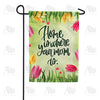 America Forever Home Is Where Mom Is - Tulips Garden Flag