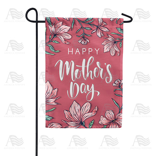 America Forever Happy Mother's Day Floral Garden Flag