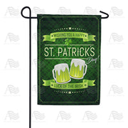 America Forever Green Beer Cheers Garden Flag