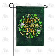 America Forever St. Patrick's Day Emblems Garden Flag