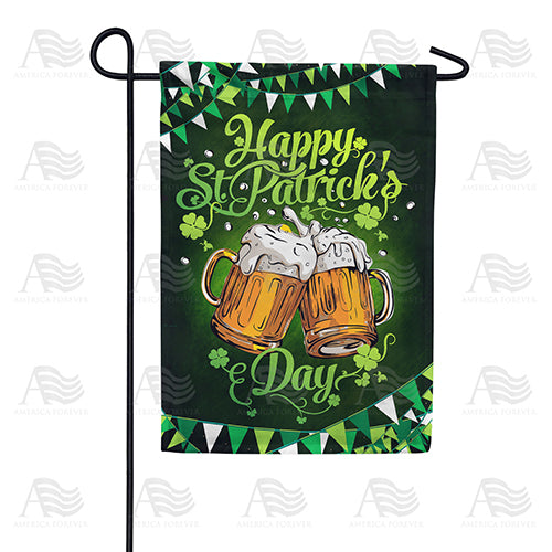 America Forever Cheers To St. Patrick Garden Flag