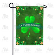 America Forever St. Patrick's Day Shamrock Garden Flag