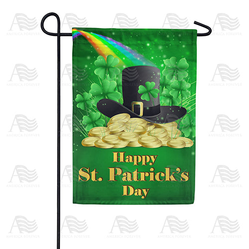 America Forever Leprechaun Hidden Stash Garden Flag