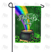 America Forever End Of Rainbow Treasure Garden Flag