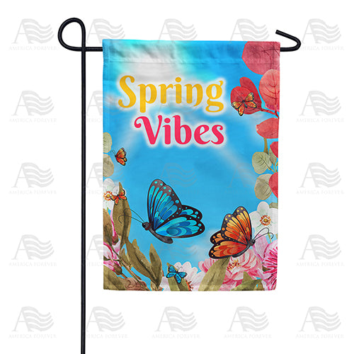 America Forever Spring Vibes Garden Flag