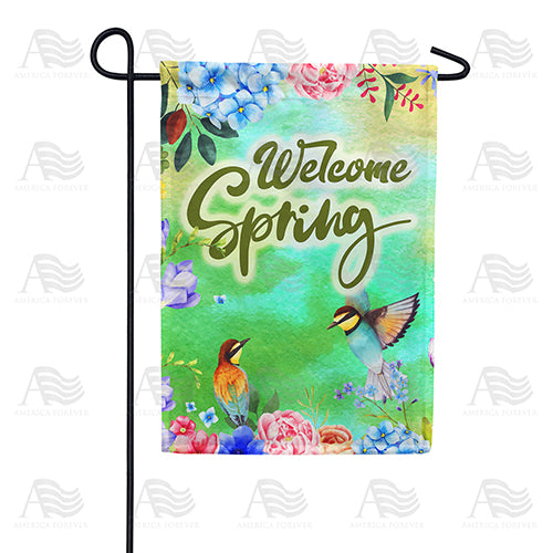 America Forever Spring Happiness Garden Flag