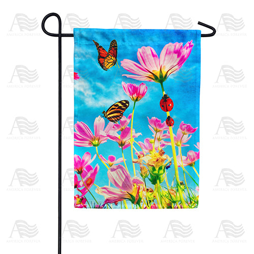 America Forever Spring Is Popping Up! Garden Flag