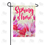 America Forever Spring Pink Blooms Garden Flag