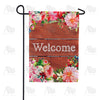 America Forever Floral Welcome Spring Garden Flag