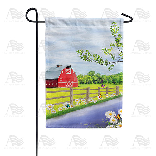 America Forever Spring In The Country Garden Flag