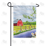 America Forever Spring In The Country Garden Flag
