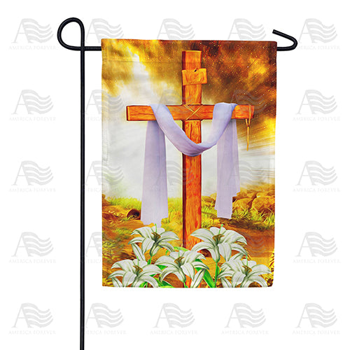 America Forever He's Alive! Garden Flag