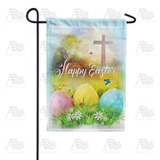 America Forever Happy Easter Morning Garden Flag
