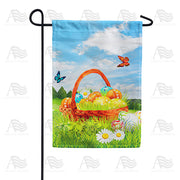 America Forever Easter Eggs Basket Garden Flag