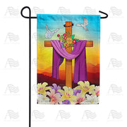 America Forever The Cross Oil Painting Garden Flag