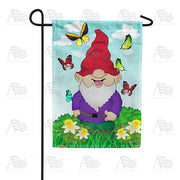 America Forever Springtime Gnome Garden Flag