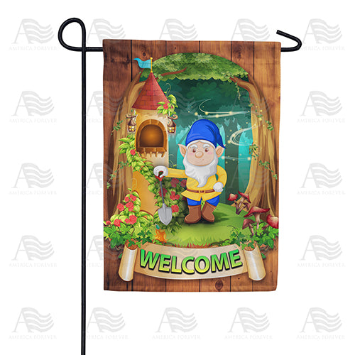 America Forever There's No Place Like Gnome Garden Flag