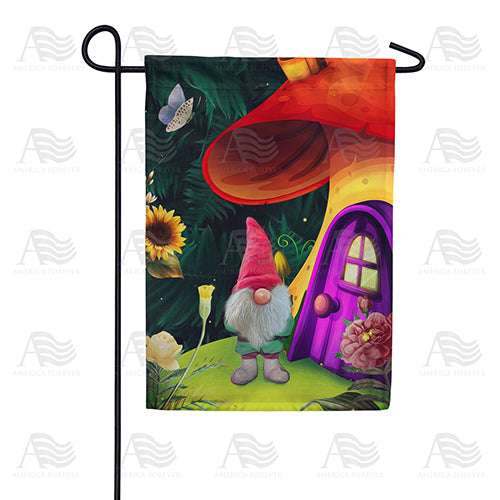 America Forever Hidden Gnome Home Garden Flag