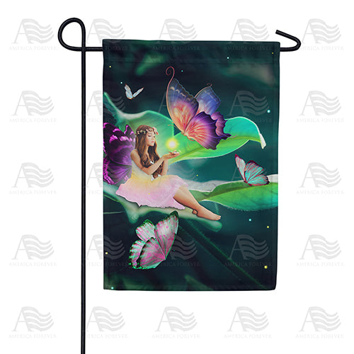 America Forever Enchanting Fairy Garden Flag